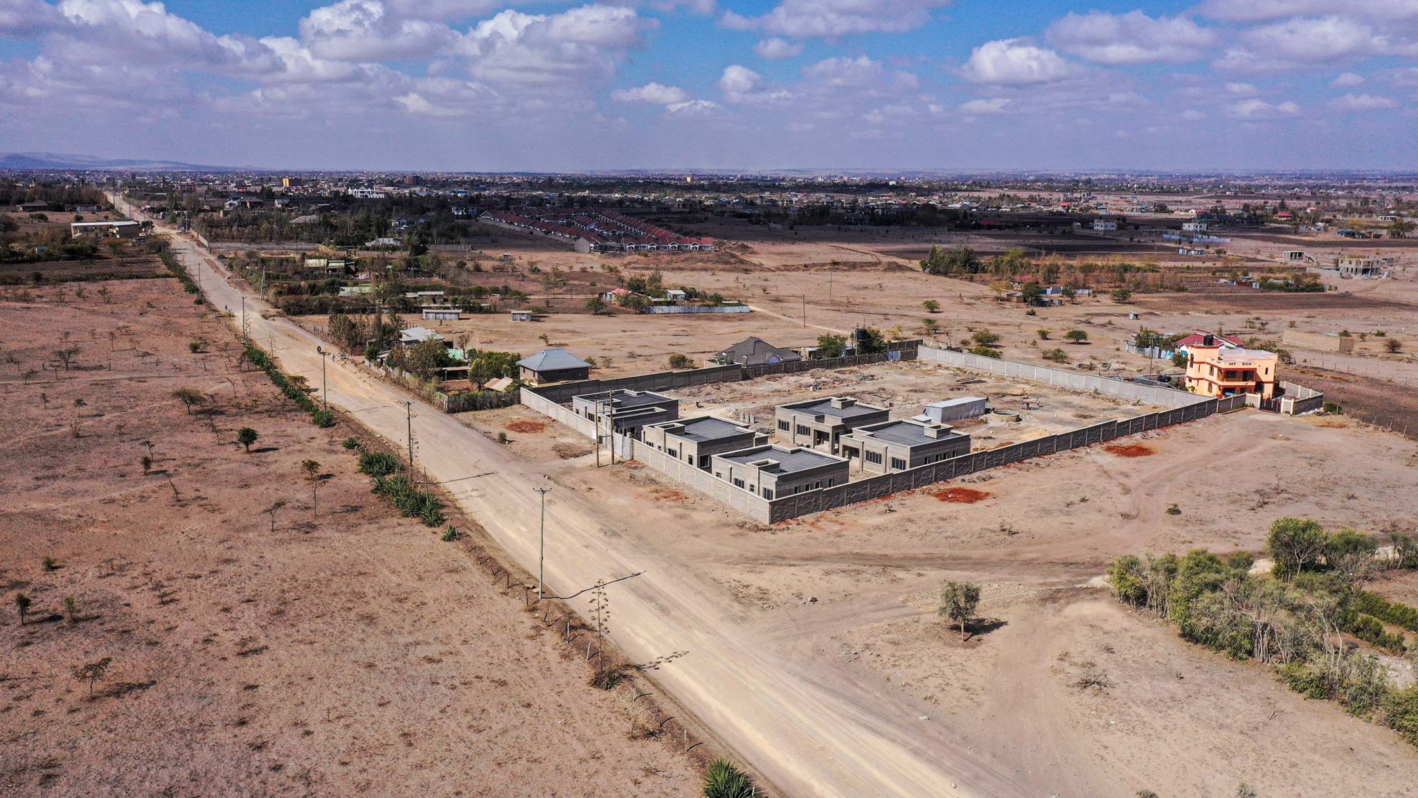 sunview-gardens-aerial image-malaa-kangundo-road-clearview-homes